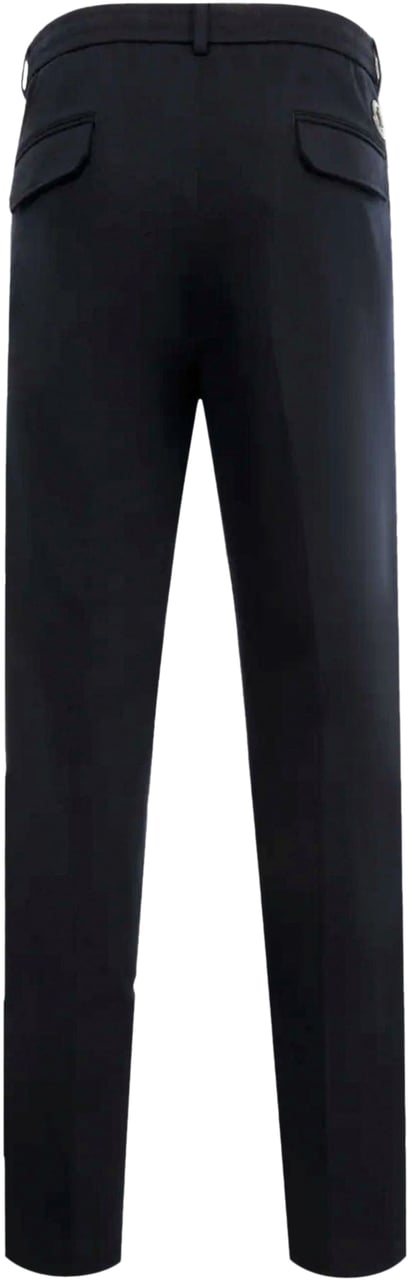 Moncler MONCLER EDIT LOGO PANTS Navy MEN Blauw