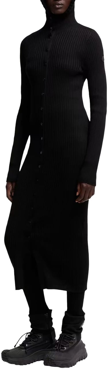 Moncler Moncler Edward Enninful maxi dress Zwart