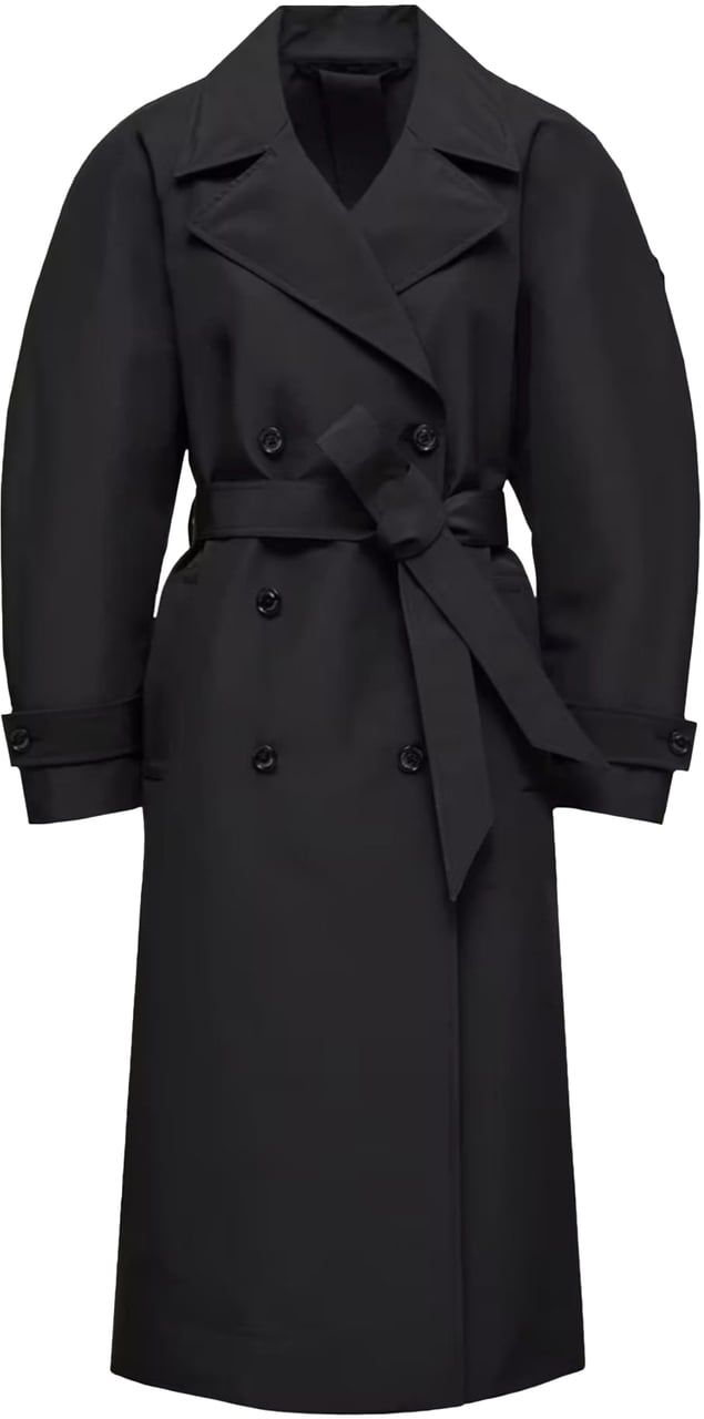 Moncler Moncler Edward Enninful Zake trenchcoat Zwart