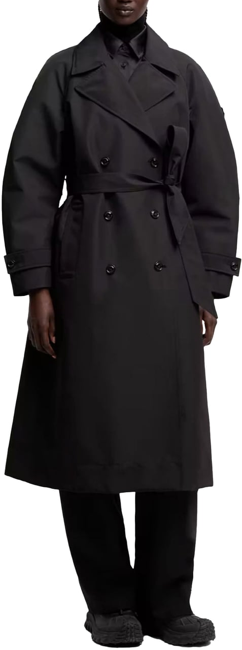 Moncler Moncler Edward Enninful Zake trenchcoat Zwart