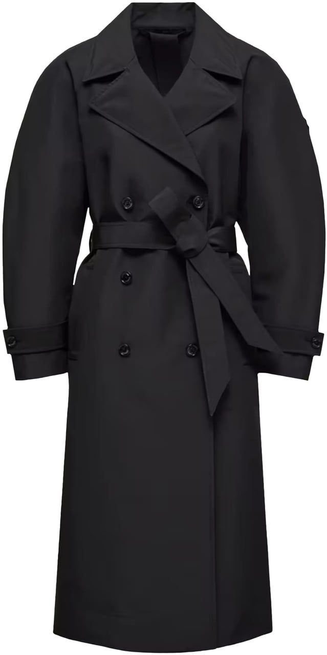 Moncler Moncler Edward Enninful Zake trenchcoat Zwart