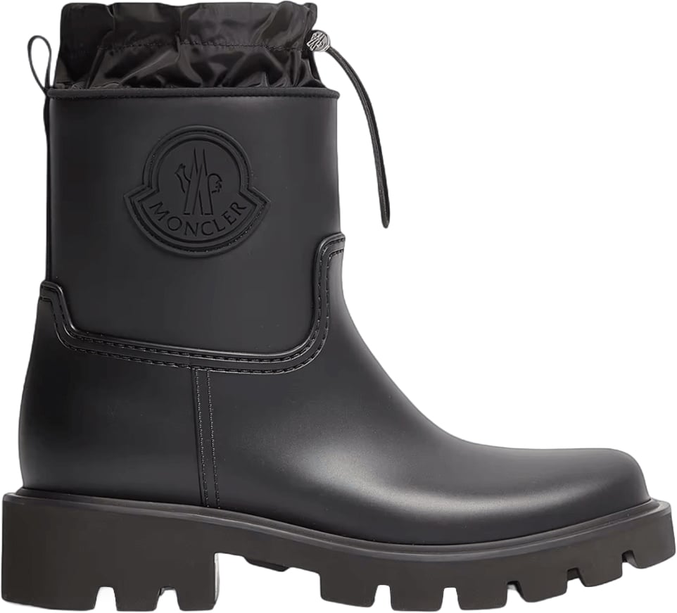 MONCLER KICKSTREAM HOGE REGENLAARZEN Zwart DAMESSCHOENEN Zwart
