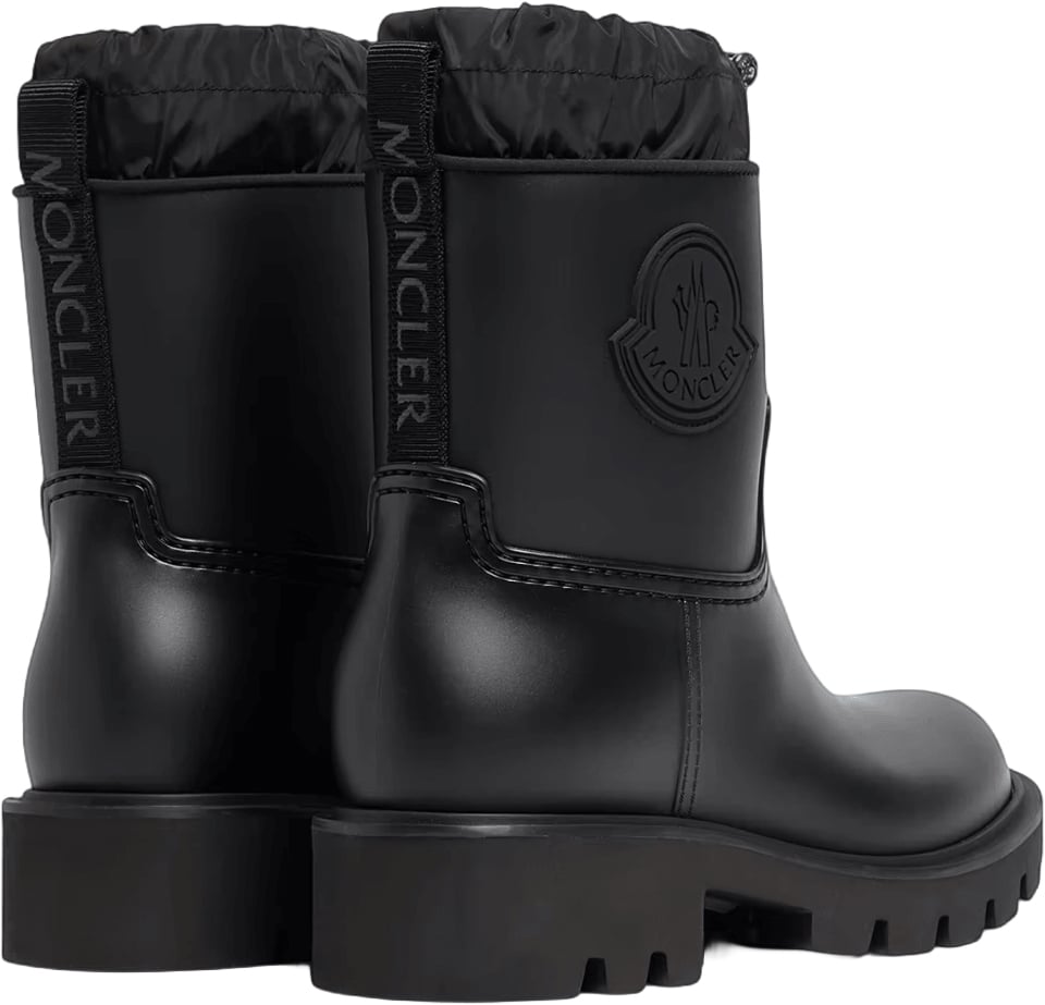 MONCLER KICKSTREAM HOGE REGENLAARZEN Zwart DAMESSCHOENEN Zwart