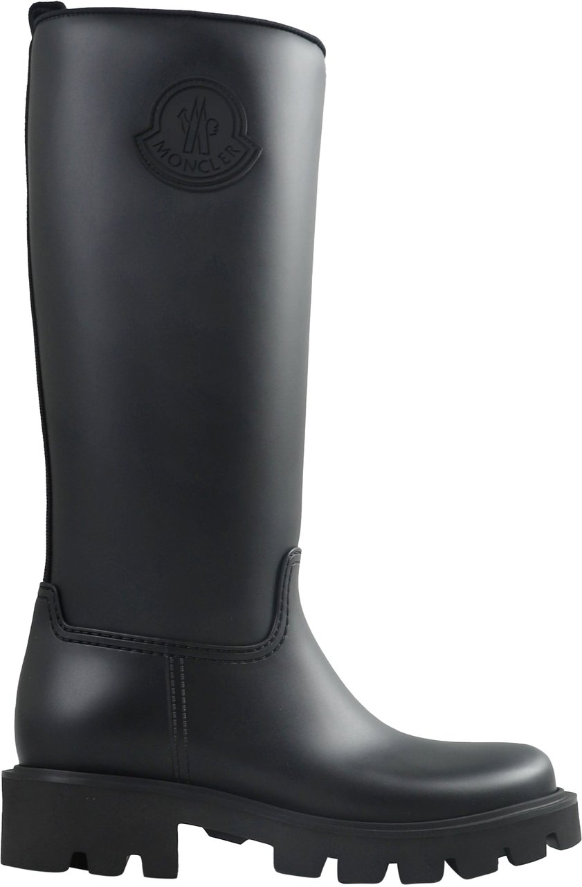 Moncler MONCLER KICKSTREAM HIGH RAIN BOOTS Black WOMEN SHOES Zwart