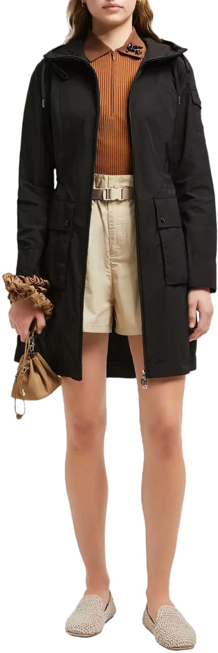 Moncler LAERTE LANGE PARKA Zwart