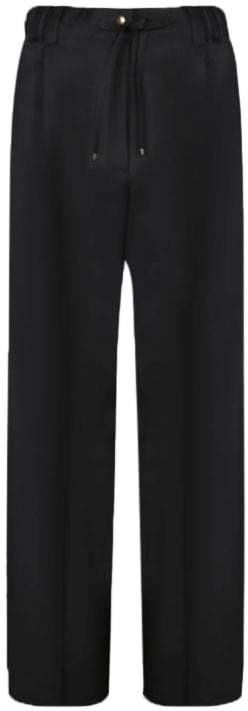 Moncler MONCLER LOGO FORMAL PANTS Zwart DAMES Zwart