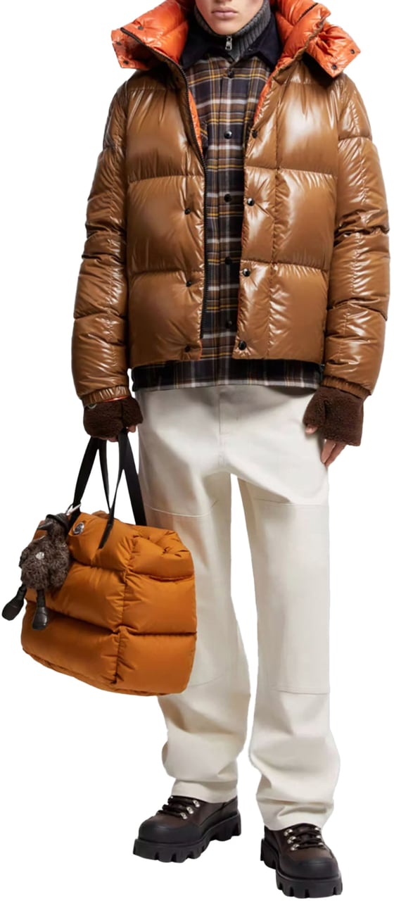 Moncler MONCLER PARANA DOWN JACKET Dark Beige MEN Beige