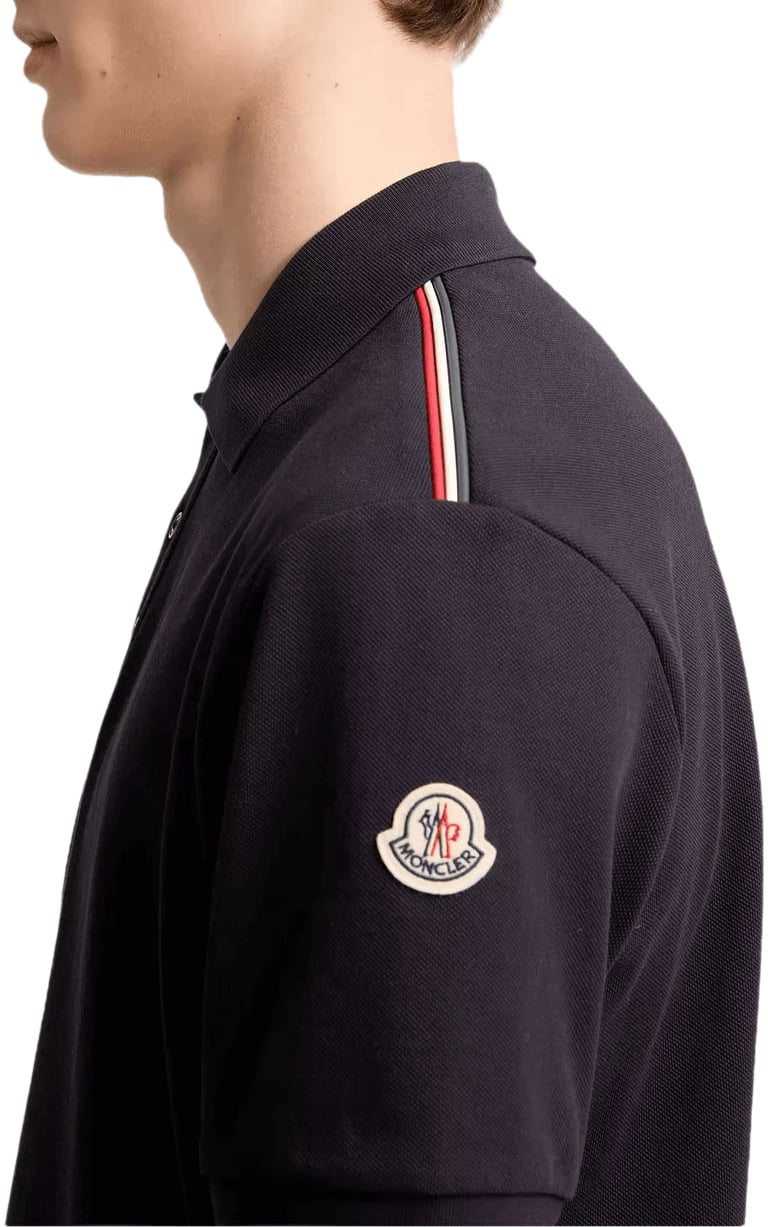 Moncler POLOSHIRT Zwart