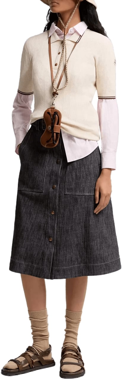 Moncler POLOSHIRT Wit