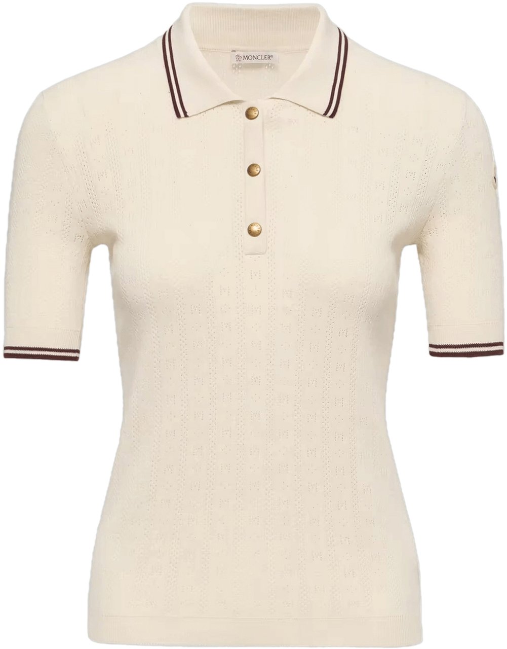 Moncler POLOSHIRT Wit