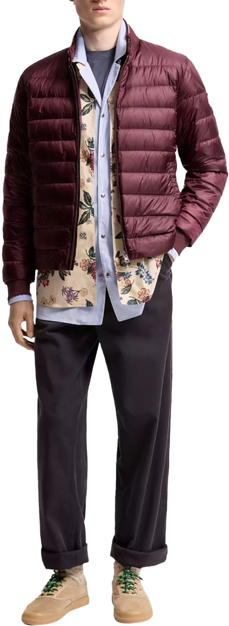 Moncler RIGEL BIKER JACKET Rood