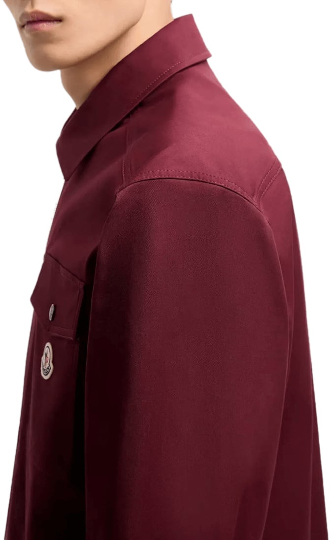 Moncler OVERHEMD BORDEAUX Maroon
