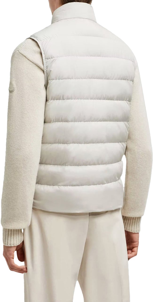 Moncler MONCLER TREOMPAN VEST Off White MEN Wit