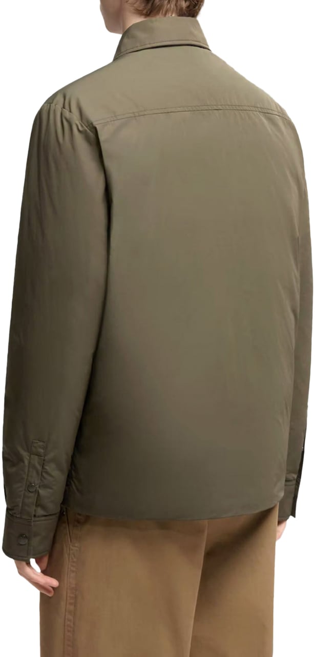 Moncler MONCLER VIGEON PADDED SHIRT JACKET Army Green MEN Groen