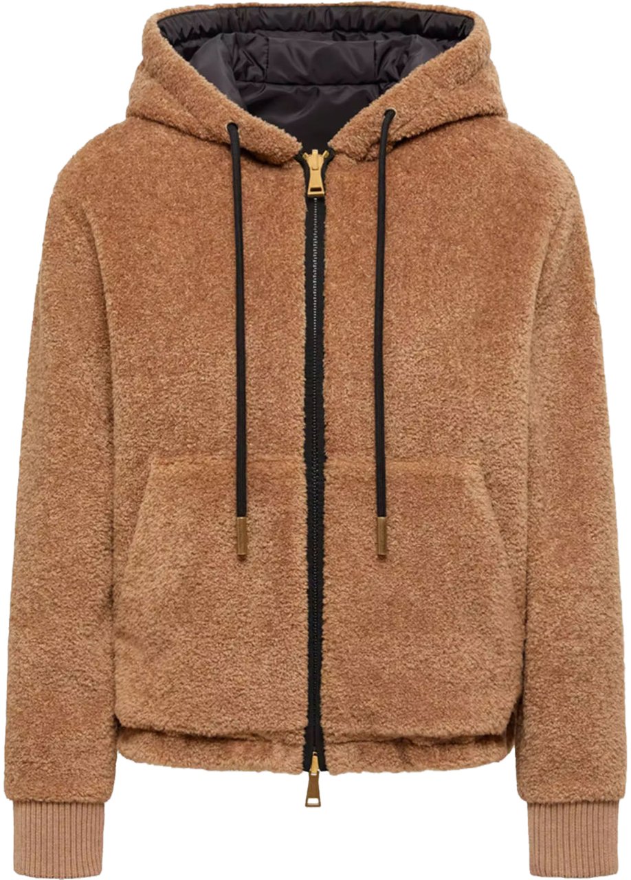 Moncler Reversible Teddy down jacket Zwart