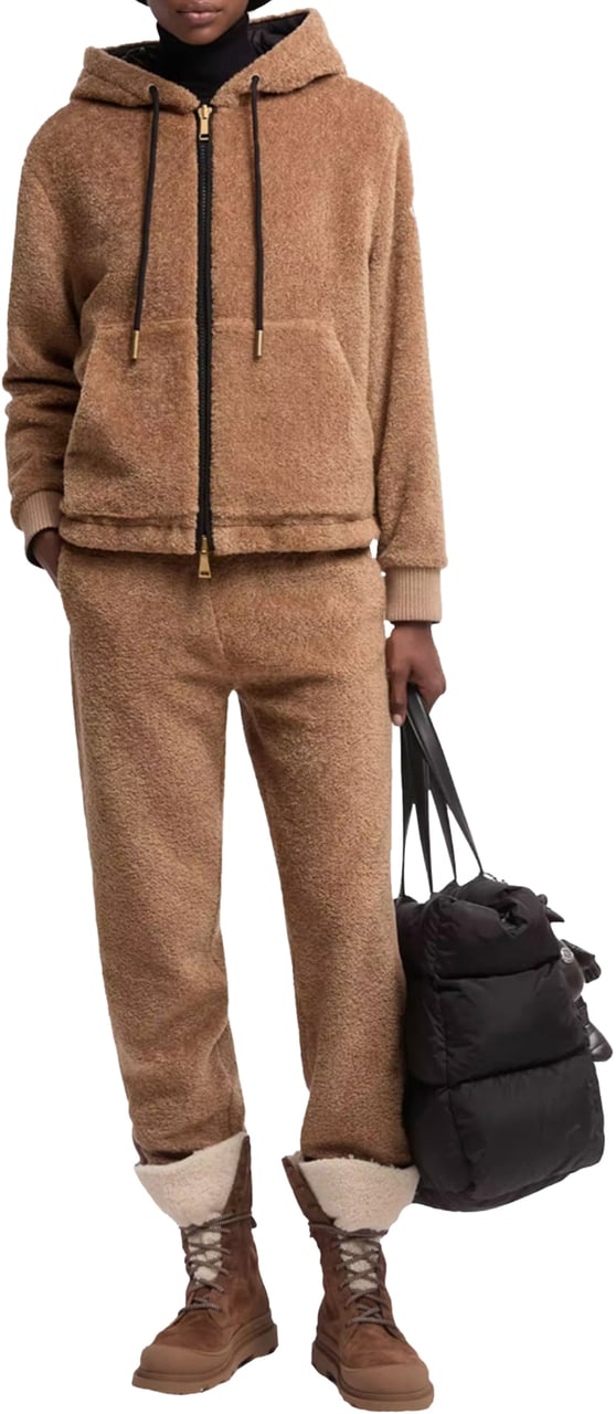 Moncler Reversible Teddy down jacket Zwart