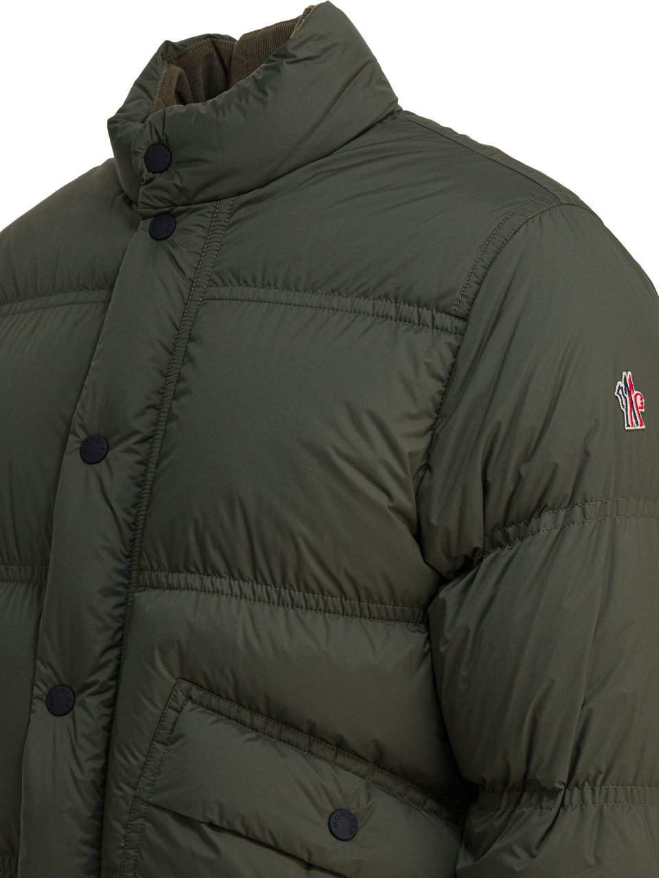 Moncler Short down jacket "Sermur" Groen