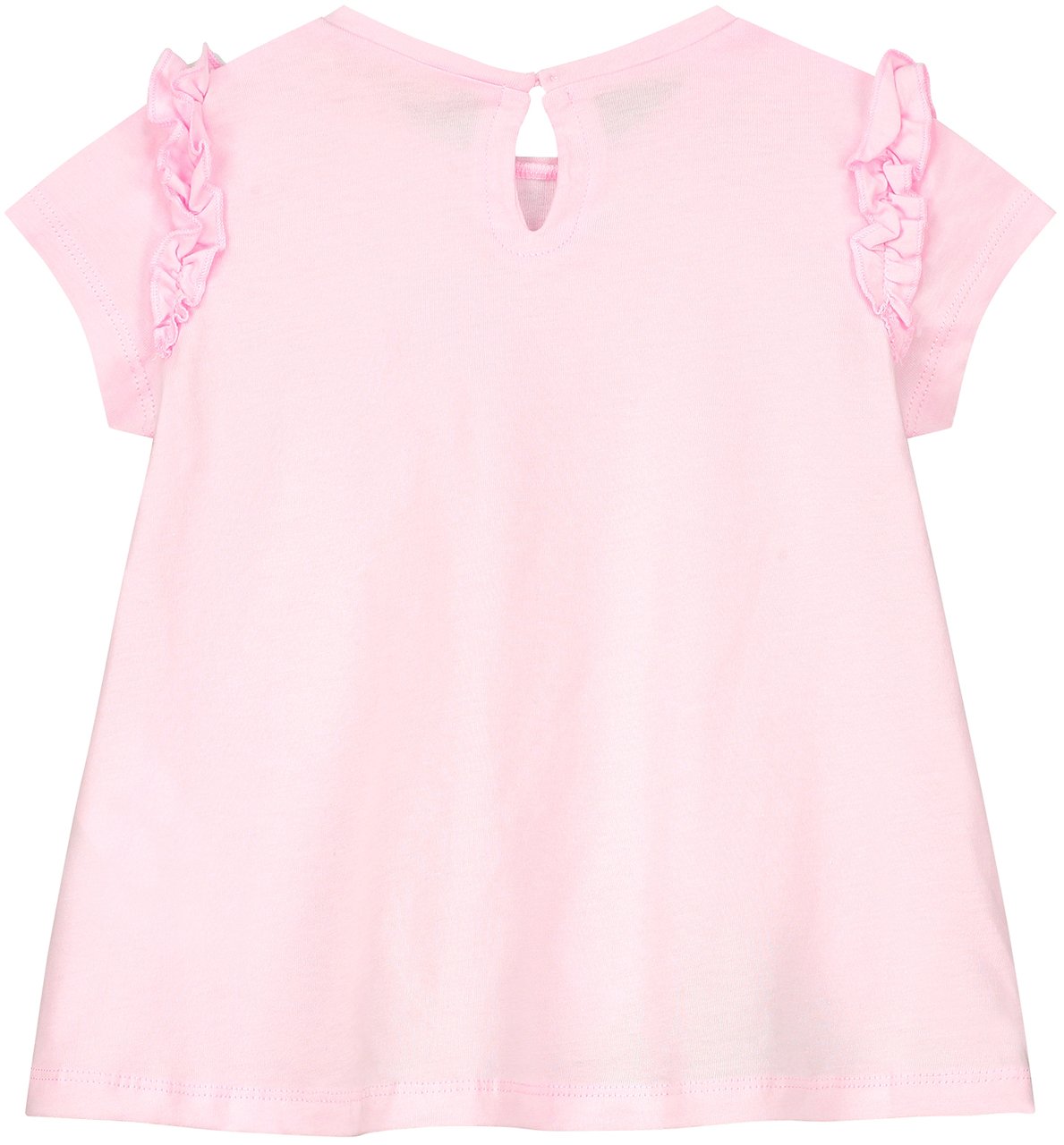 Monnalisa Maxi T-shirt St.tulipani Roze