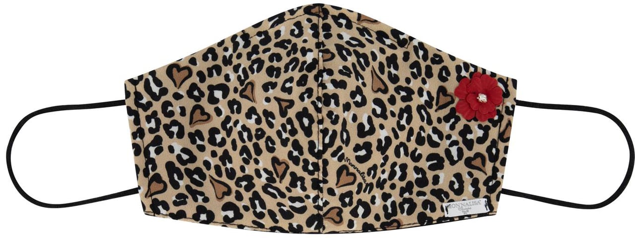 Monnalisa Uitwasbaar Mondkapje Beige