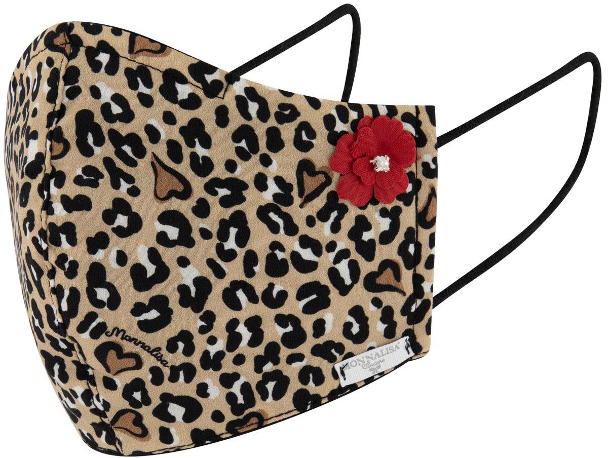 Monnalisa Uitwasbaar Mondkapje Beige