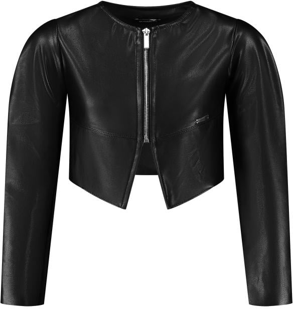 Monnalisa Spencer Punk Spalmato Sup Zwart