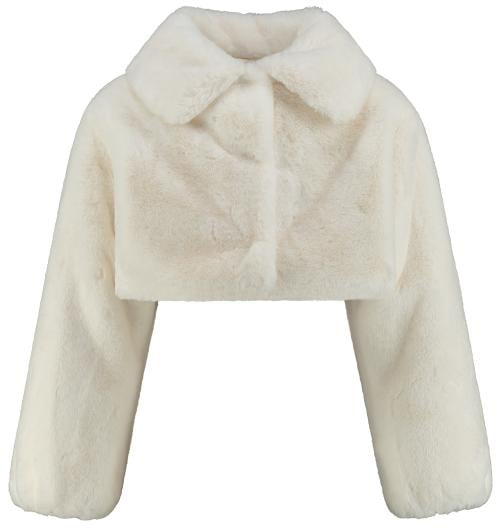 Monnalisa Peluche Corto Peluche Wit