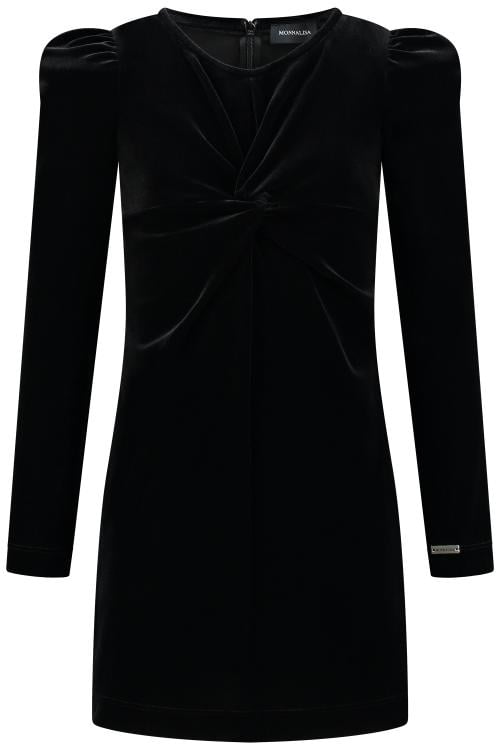 Monnalisa Abito Fashion Wrap Cinigl Zwart