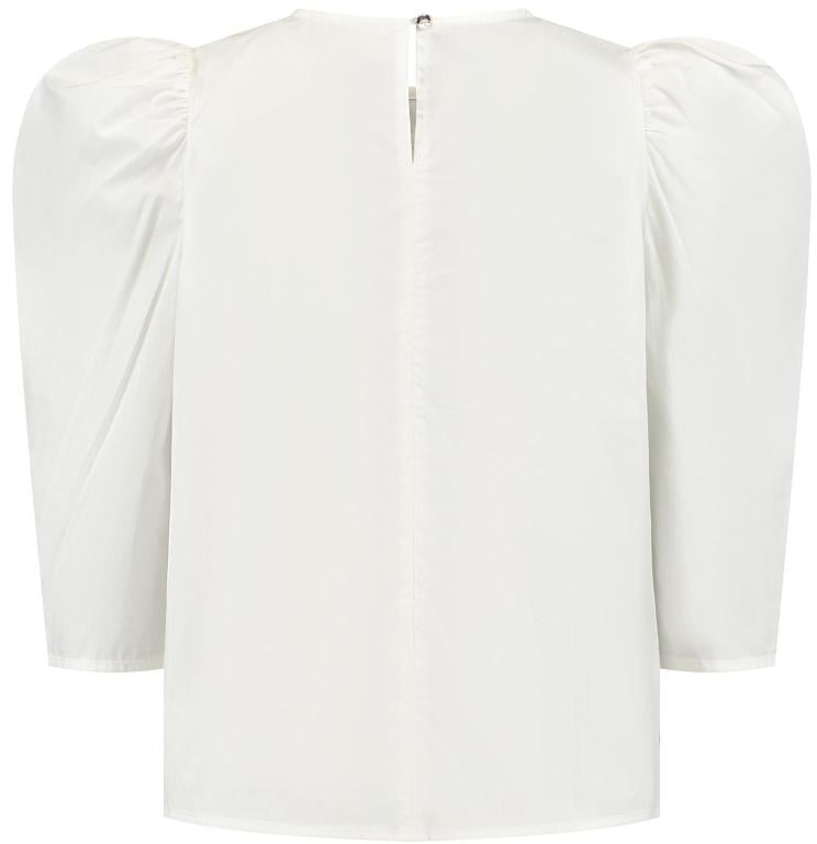 Monnalisa Popeline Touch %co Wit