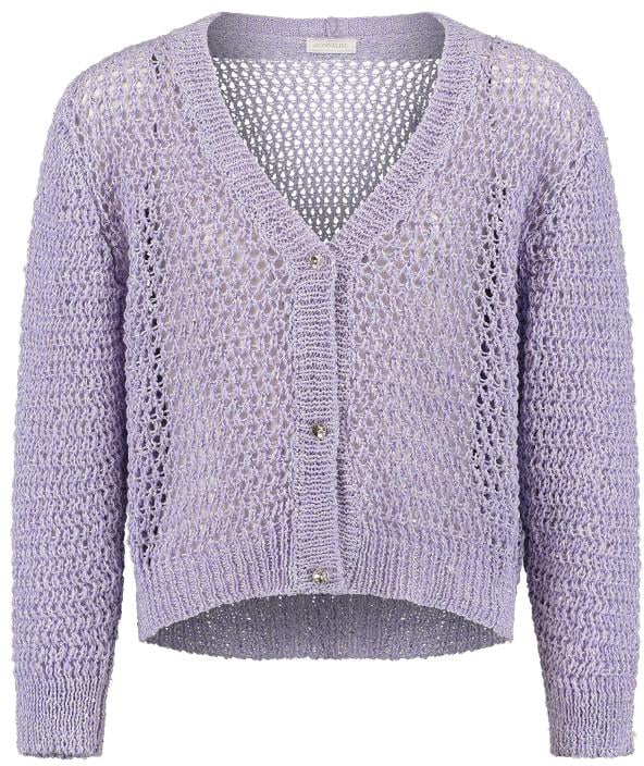 Monnalisa Filato Con Paillettes Paars