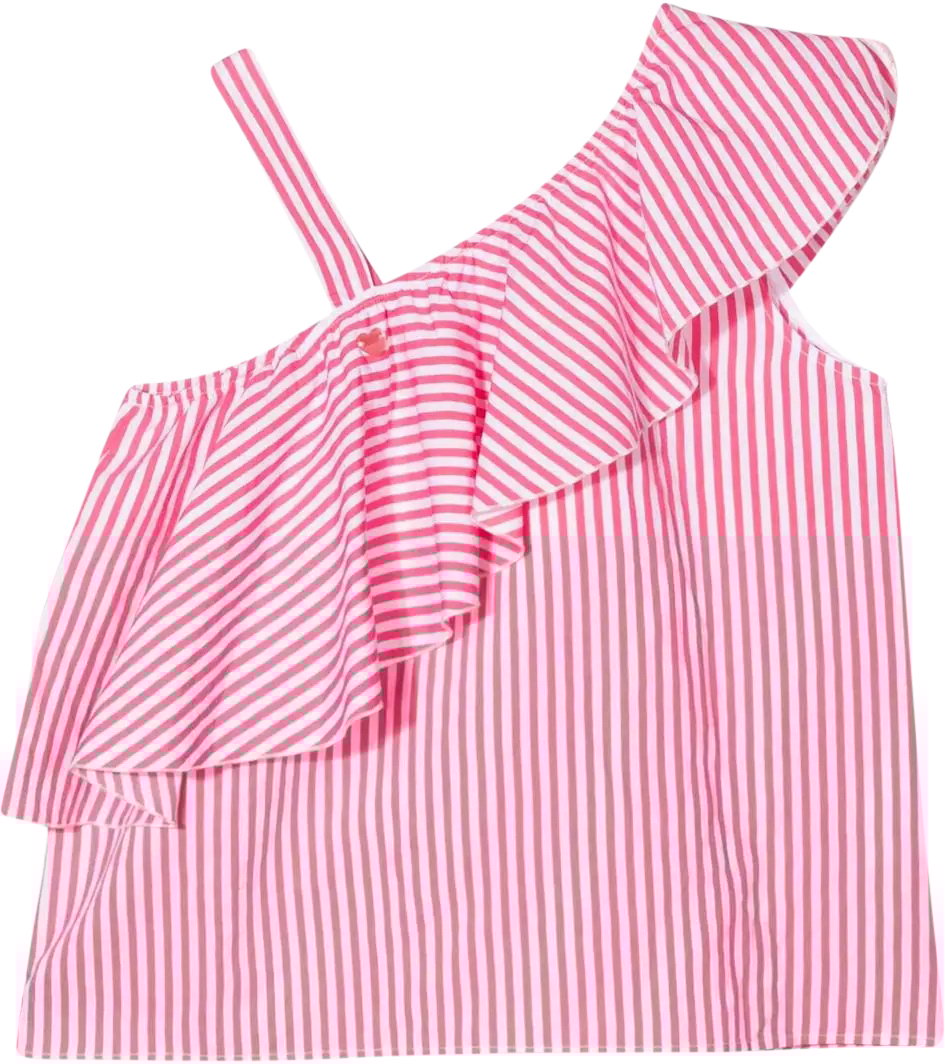 Monnalisa top asimmetrico divers Divers