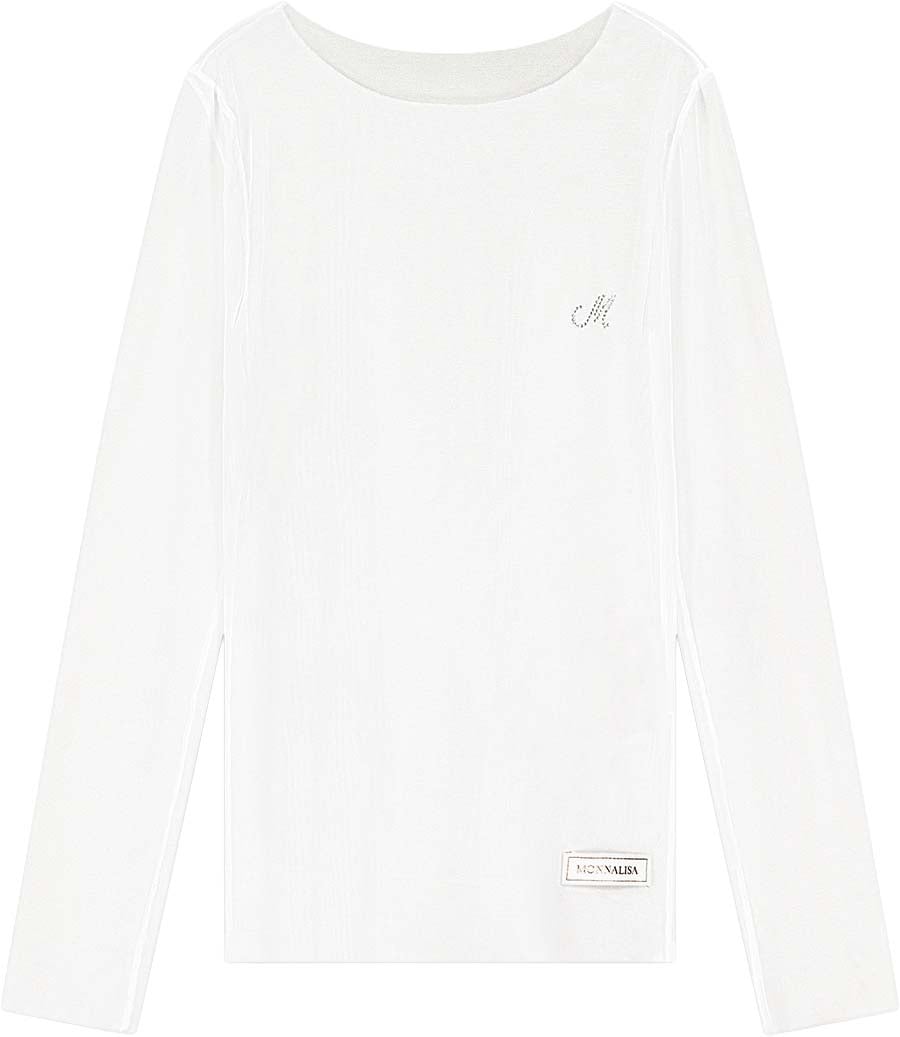 Monnalisa T-shirt Wit