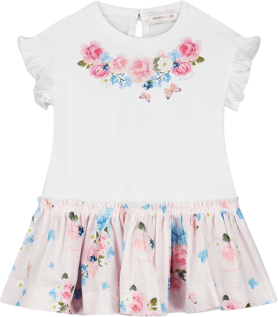 Monnalisa Dress Wit