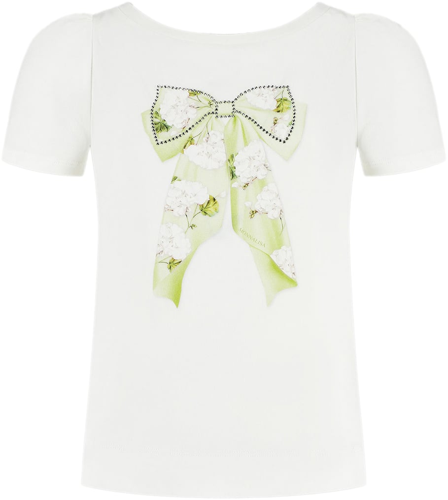 Monnalisa T-shirt Wit