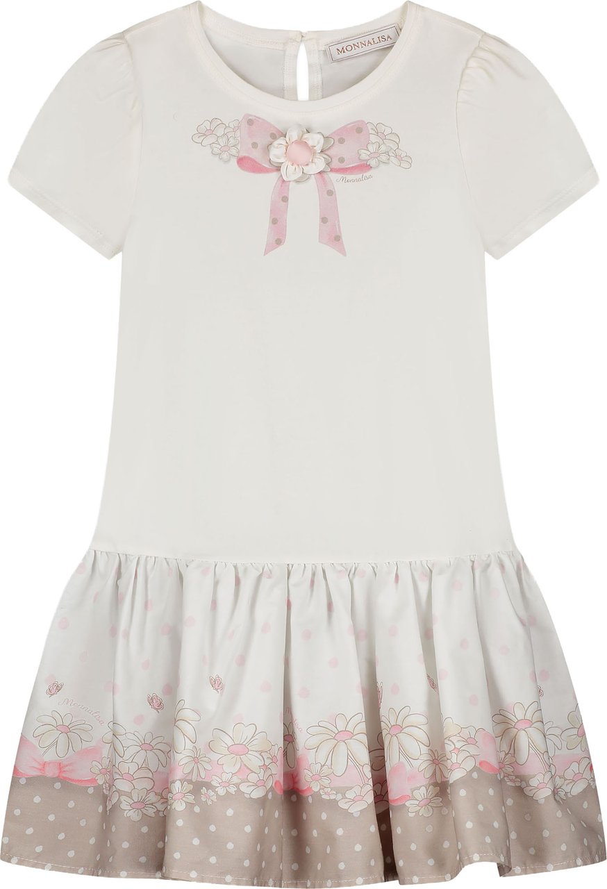 Monnalisa Dress Wit