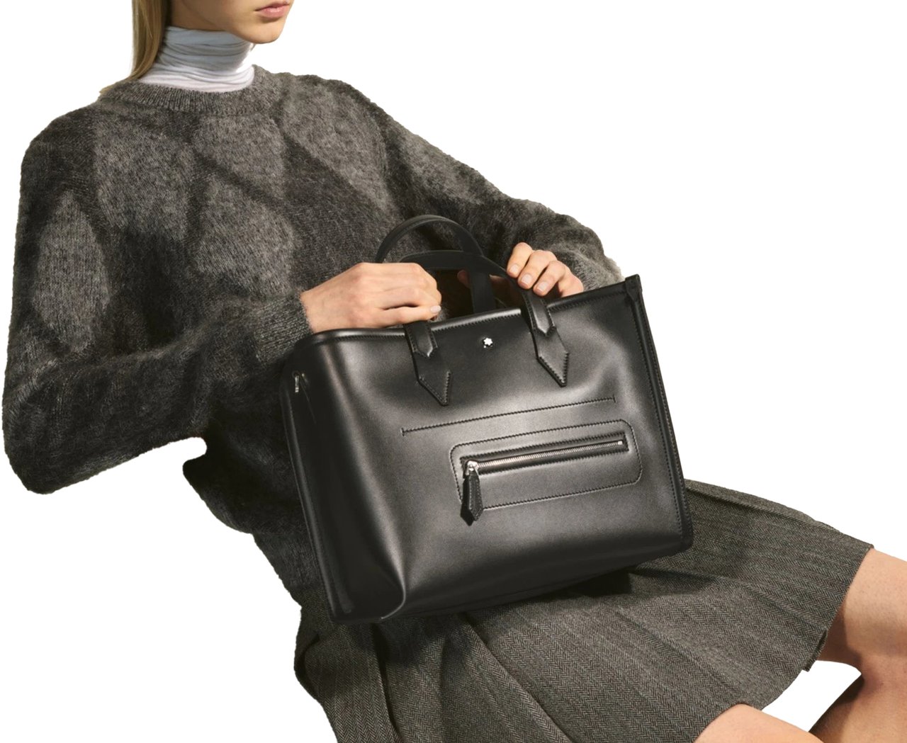 Montblanc Montblanc Shopping bag Black Woman Dierenprint