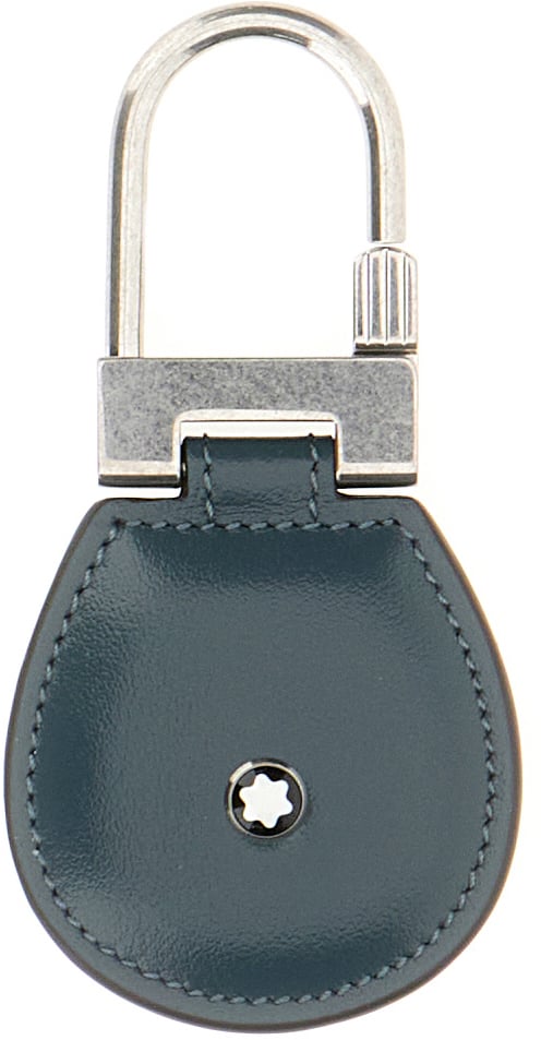Montblanc Montblanc Blue leather key ring Blauw