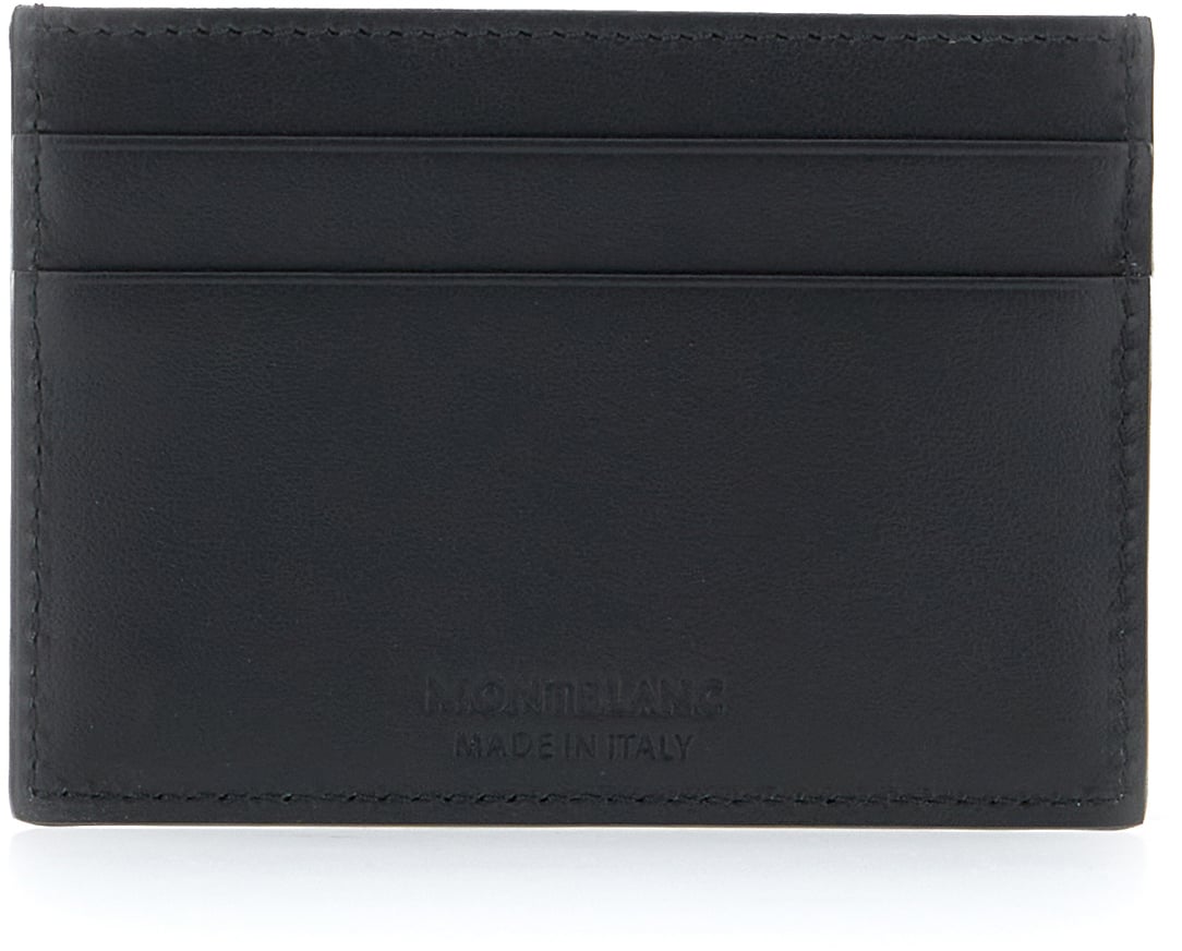 Montblanc Montblanc Dark green leather card holder Groen