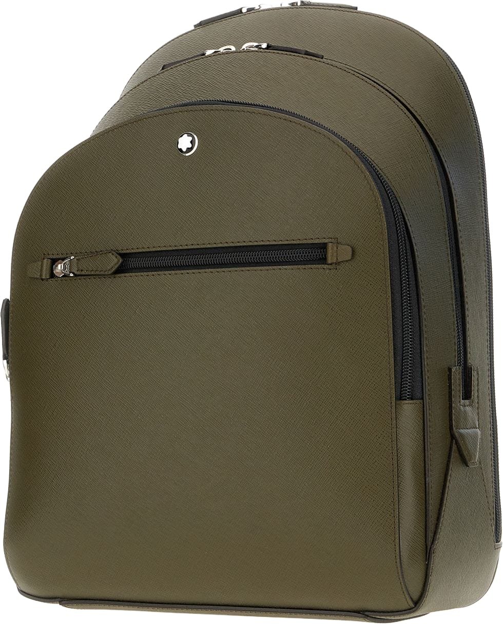 Montblanc Montblanc Mud leather backpack Groen