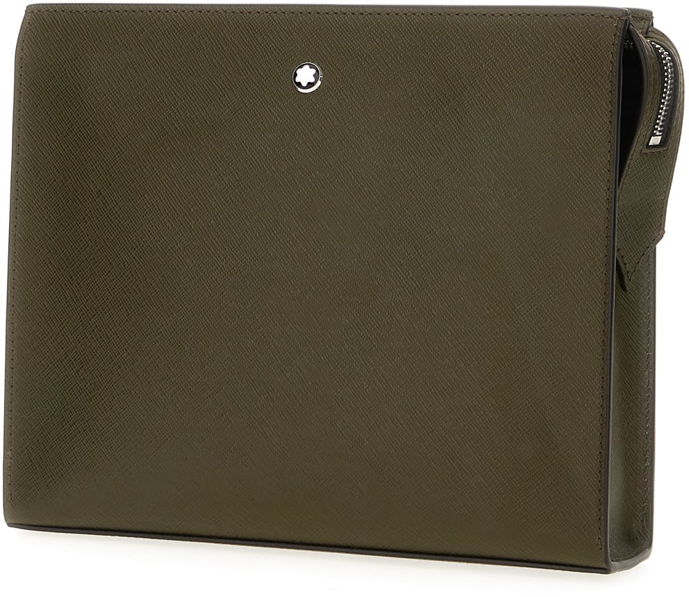 Montblanc Montblanc Mud leather pouch Groen