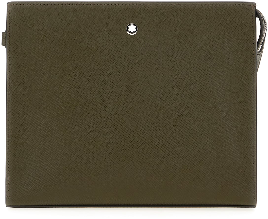 Montblanc Montblanc Mud leather pouch Groen