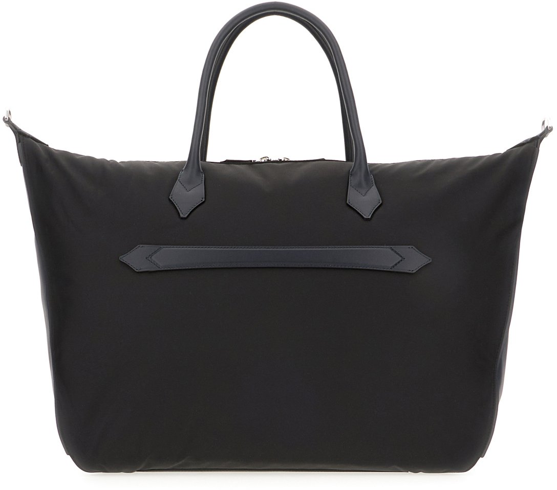 Montblanc Black canvas Weekender 43 travel bag Zwart