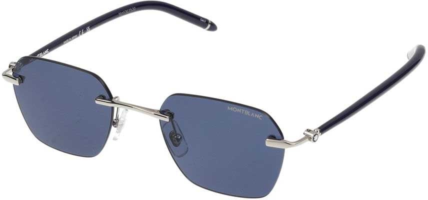 Montblanc Sunglasses Montblanc MB0270S 003 silver blue blue 51/21/145 Blauw