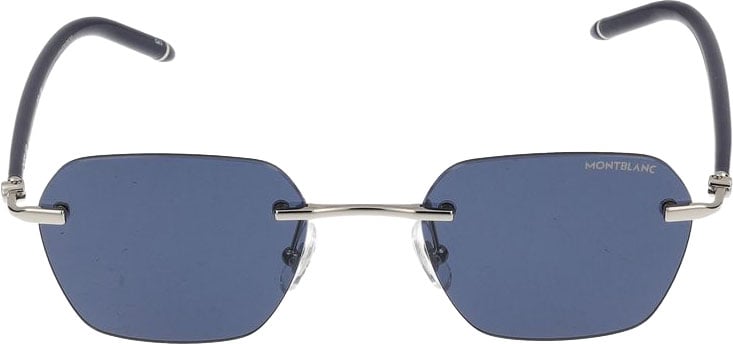 Montblanc Sunglasses Montblanc MB0270S 003 silver blue blue 51/21/145 Blauw