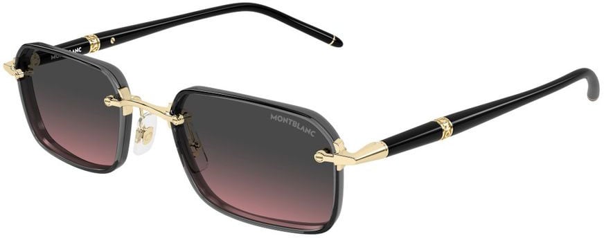 Montblanc MB0483S Linea Meisterstück Sunglasses Grijs