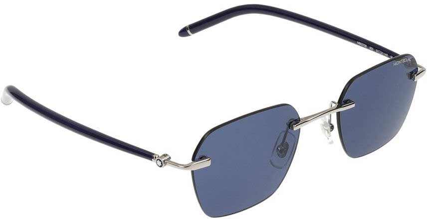 Montblanc Sunglasses Montblanc MB0270S 003 silver blue blue 51/21/145 Blauw