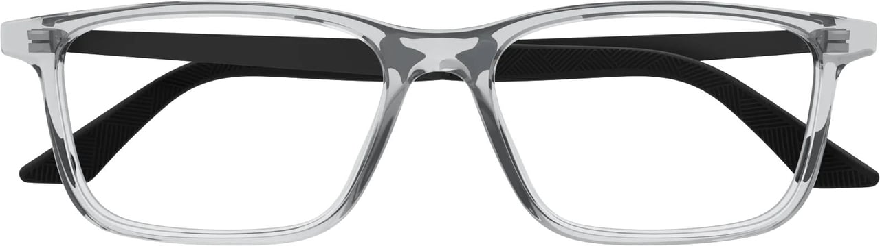Montblanc Eyeglasses Montblanc MB0333O 002 grey black transparent 55/17/150 Wit