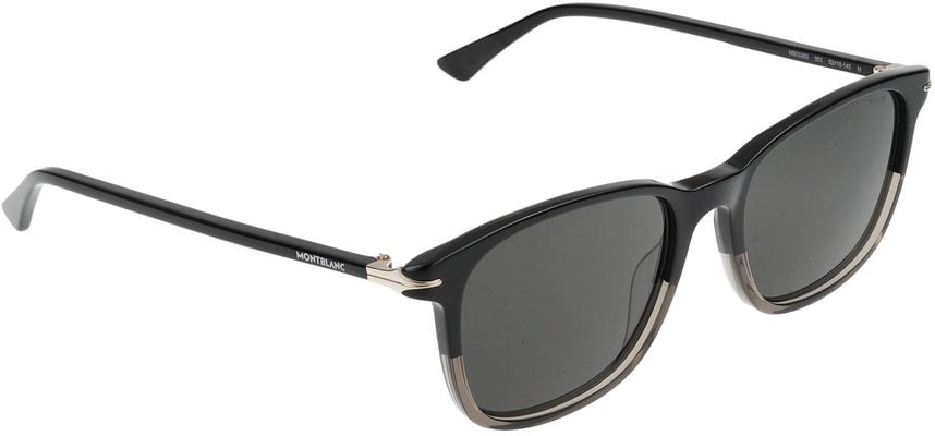 Montblanc Sunglasses Montblanc MB0338S 003 black black grey 52/18/145 Grijs