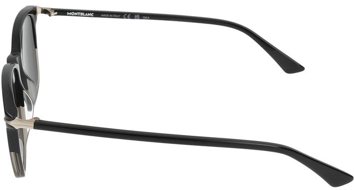 Montblanc Sunglasses Montblanc MB0338S 003 black black grey 52/18/145 Grijs