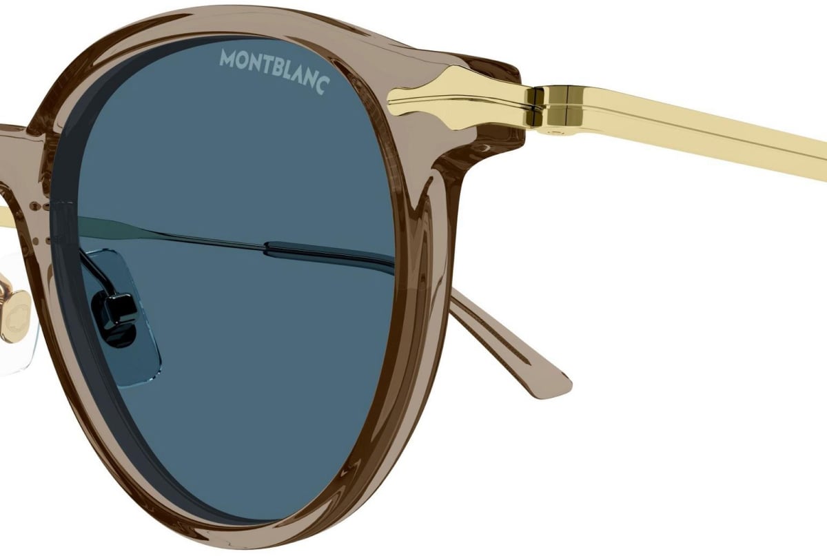 Montblanc Mb0362 Logo Sunglasses Bruin