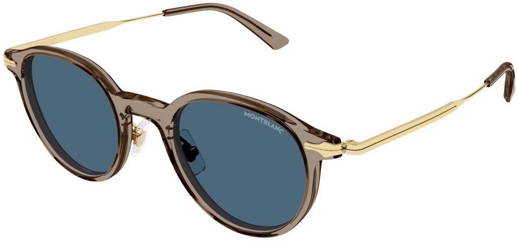 Montblanc Mb0362 Logo Sunglasses Bruin